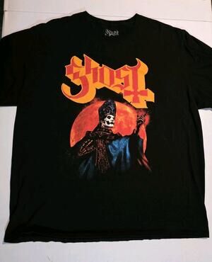 Ghost Papa Emeritus Graphic T Shirt Black Band Tee Unisex 2XL